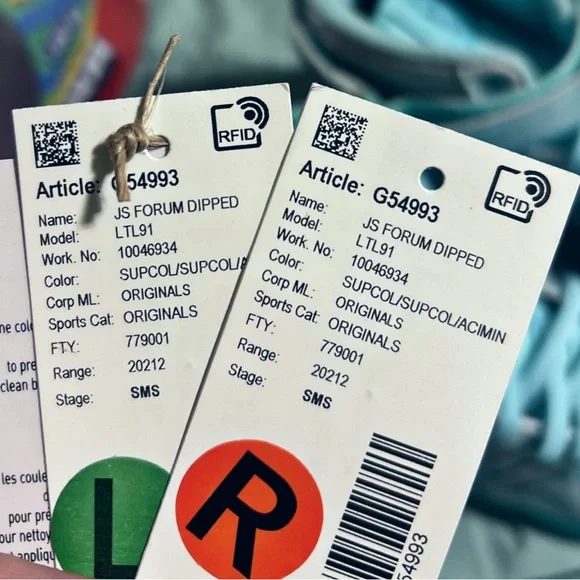 Adidas Jeremy Scott Forum High Dipped Sample "Acid Mint" - Picture 7 of 7